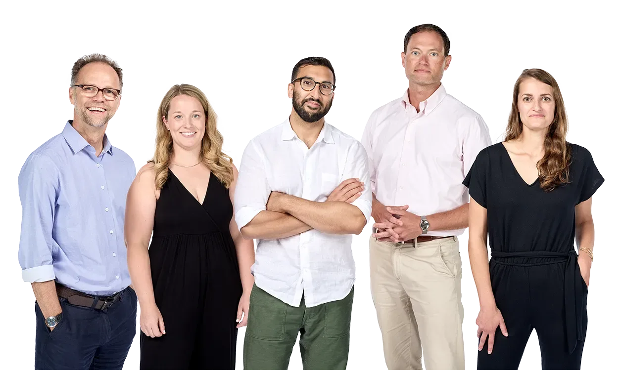 Group photograph of the Ophelia team.