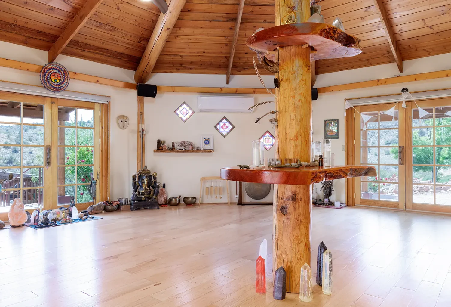 Meditation room at The Sanctuary at Sedona